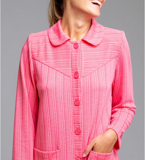 Robe de chambre longue classique Fuschia
