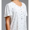 Chemise de nuit blanche classique 