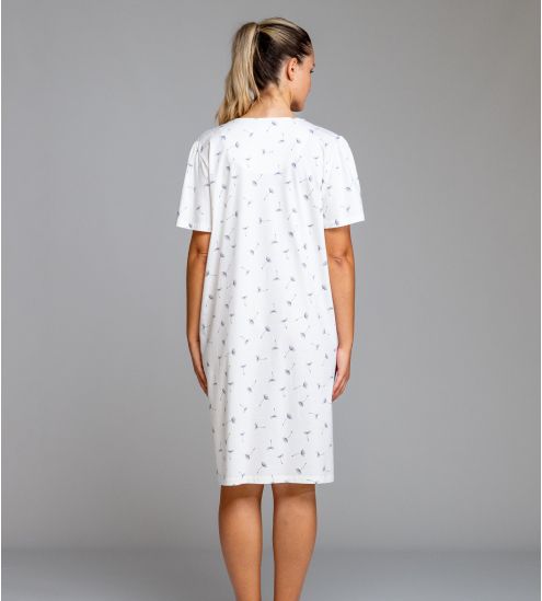 Chemise de nuit blanche classique 