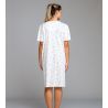 Chemise de nuit blanche classique 