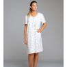 Chemise de nuit blanche classique 
