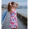 Liquette sans manches imprimé floral Marine Rose