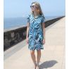 Robe d'été femme Bleu Turquoise