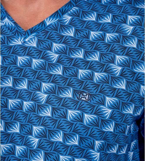 Pyjama court bleu homme...