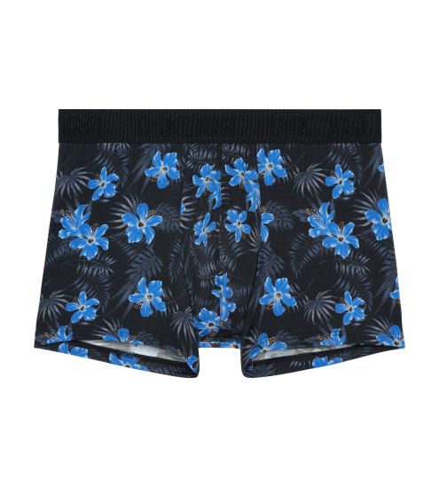 Boxer fleuri homme Keywest Noir