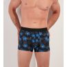 Boxer fleuri homme Keywest Noir