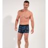 Boxer fleuri homme Keywest Noir