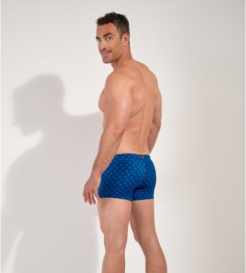 Boxer de bain bleu homme Trinacria