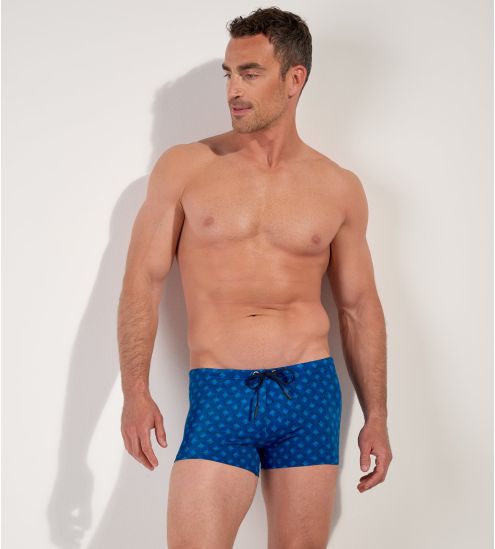 Boxer de bain bleu homme Trinacria