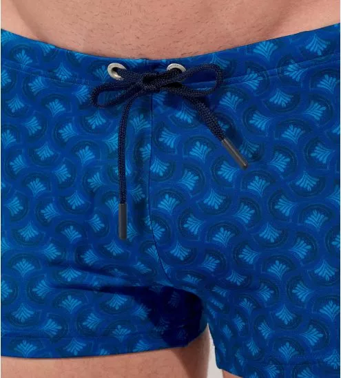 Blue Blue Trinacria Bath Boxer