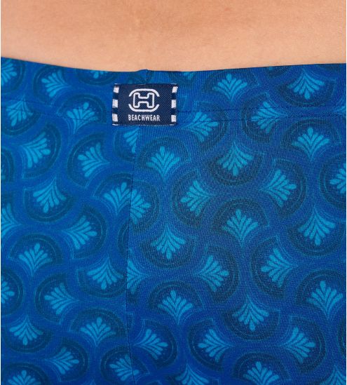 Boxer de bain bleu homme Trinacria