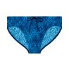 Slip de bain Panarea imprimé bleu