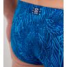 Slip de bain Panarea imprimé bleu