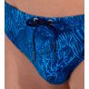 Slip de bain Panarea imprimé bleu