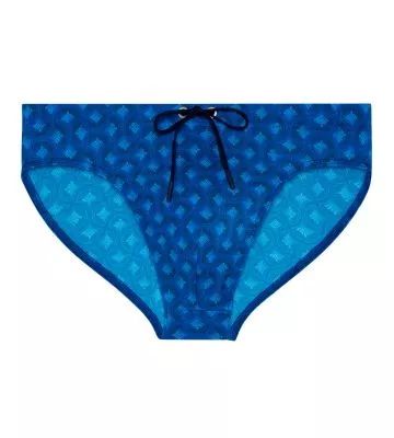 Slip de bain bleu homme Trinacria
