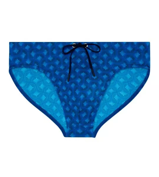 Slip de bain bleu homme Trinacria