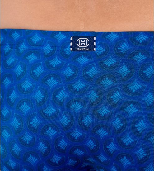 Slip de bain bleu homme Trinacria