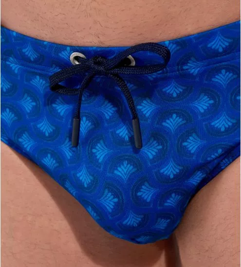 Slip de bain bleu homme...