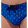 Slip de bain bleu homme Trinacria