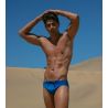 Slip de bain bleu homme Trinacria