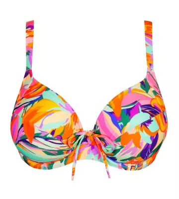 Haut de maillot de bain emboîtant Varadeo Bright Tropics
