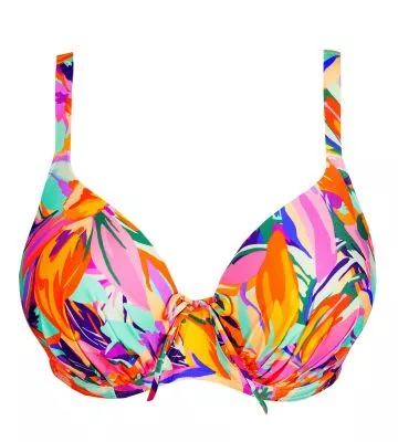 Haut de maillot de bain à coques Varadeo Bright Tropics