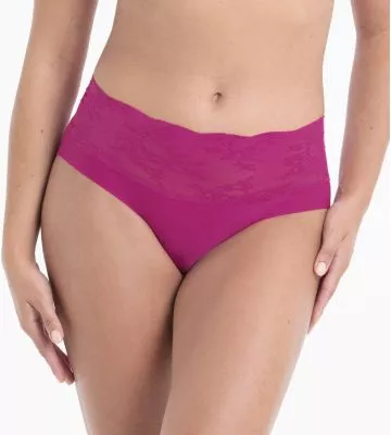 Culotte haute Essential Lace Candy Pink