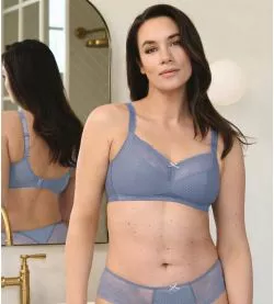 Soutien gorge sans armatures pour prothèses Eloise Medium Blue