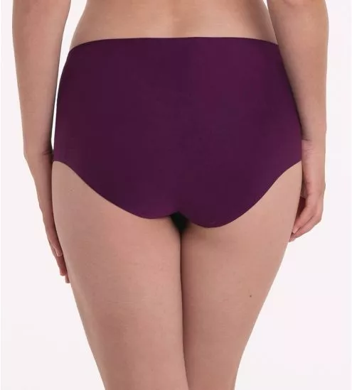 Culotte haute violette...