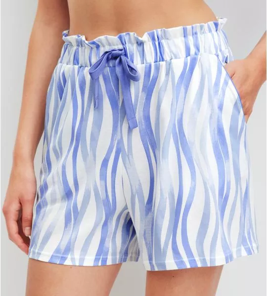 Short de pyjama Favourites Ocean Star White