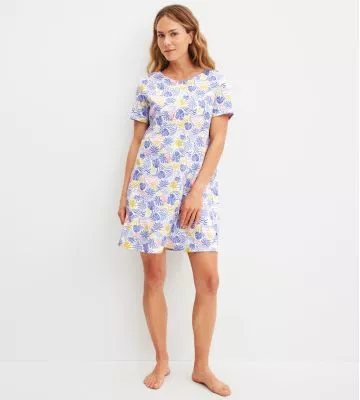 Chemise de nuite manches courtes Coastal Dreams Persian Jewel