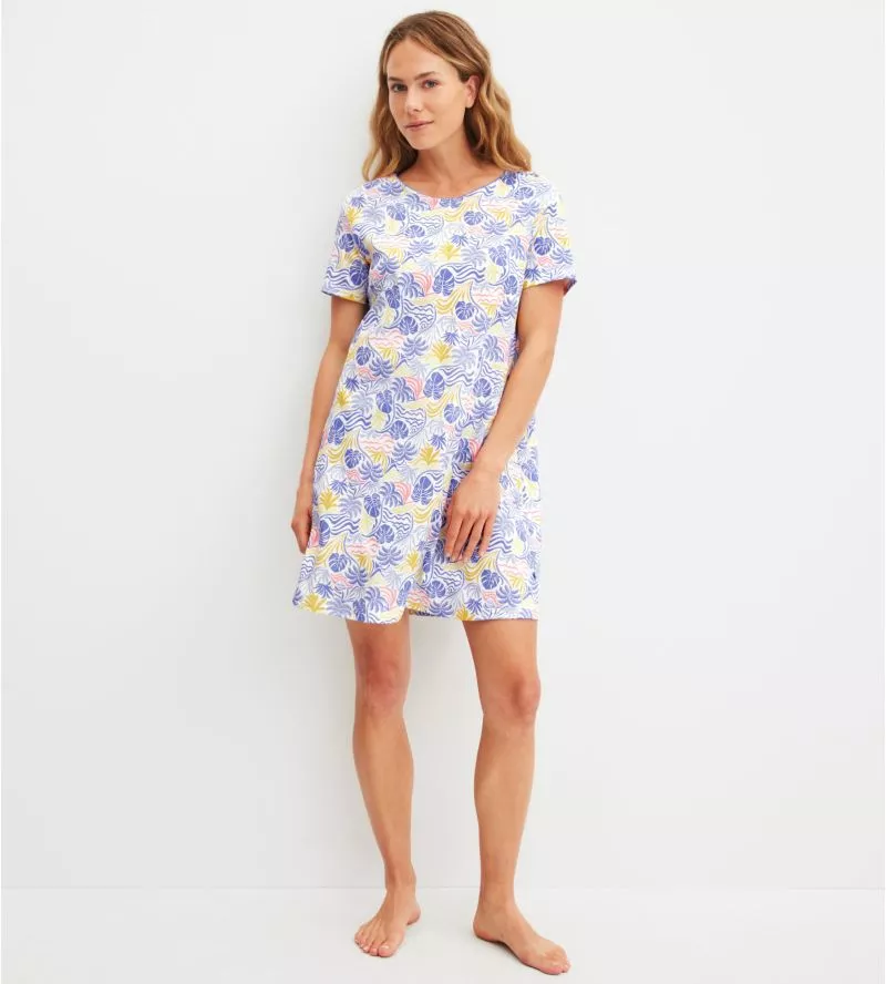 Chemise de nuite manches courtes Coastal Dreams Persian Jewel