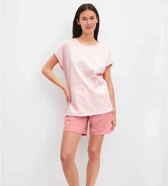 Pyjama short femme Lovely Nights Peach Cream
