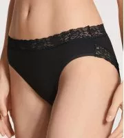 Culotte en dentelle Natural Comfort Lace Noir