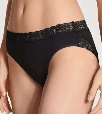 Culotte en dentelle Natural Comfort Lace Noir