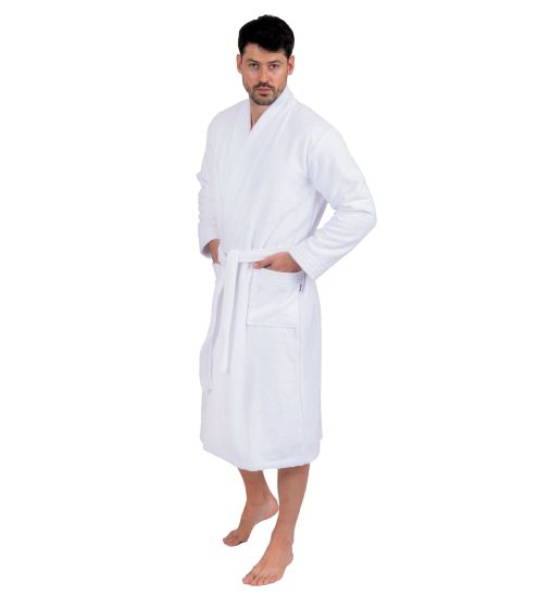 Peignoir mixte en tissu...