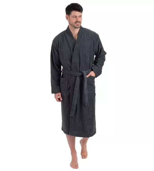 Peignoir mixte en tissu...