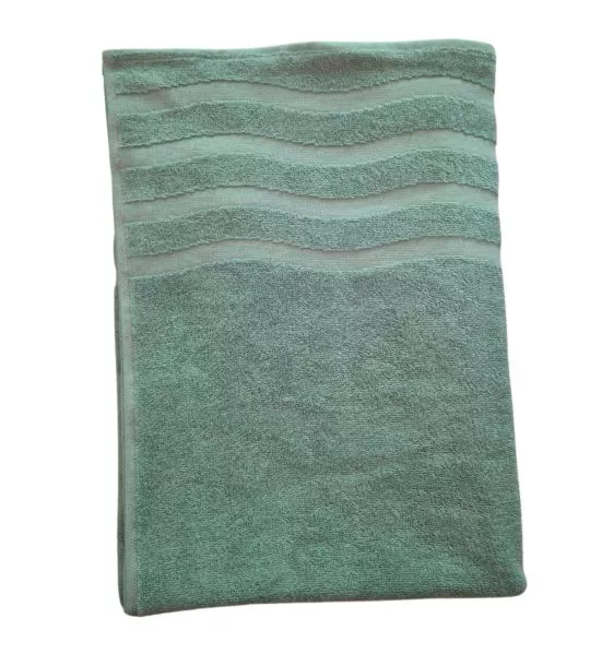 Drap de plage 100% coton 100x180cm Vert