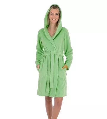 Peignoir à capuche 100cm Whitegreen