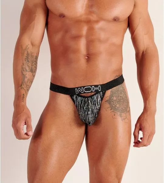G-String brillant homme Pure Seduction Noir