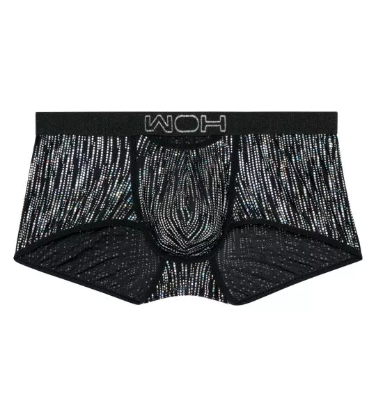 Boxer homme brillant Pure Seduction Noir