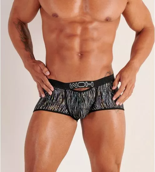Boxer homme brillant Pure Seduction Noir