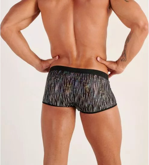 Boxer homme brillant Pure Seduction Noir