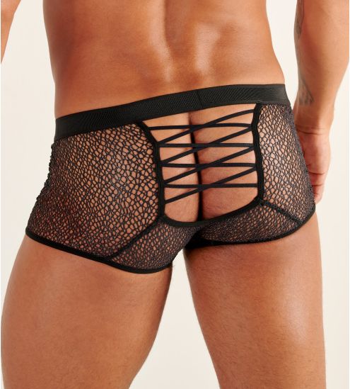 Boxer sexy homme Night Universe Silver Grey