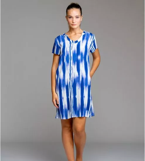 Robe manches courtes légère...