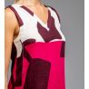 Robe longue sans manches Rose & Rouge