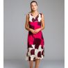 Robe longue sans manches Rose & Rouge