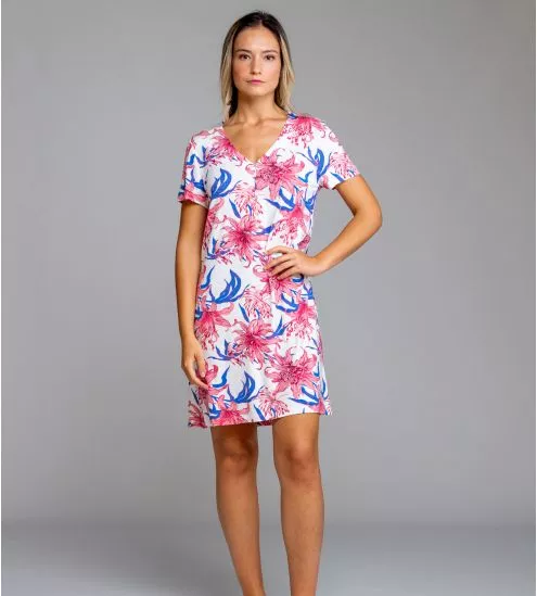 Liquid Short Sleeve with...