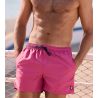 Short de bain homme uni Magenta