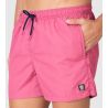 Short de bain homme uni Magenta